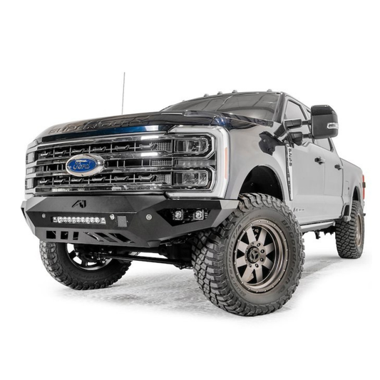 FabFours Vengeance Front Bumper w/ No Guard 2023+ Ford F250/F-350