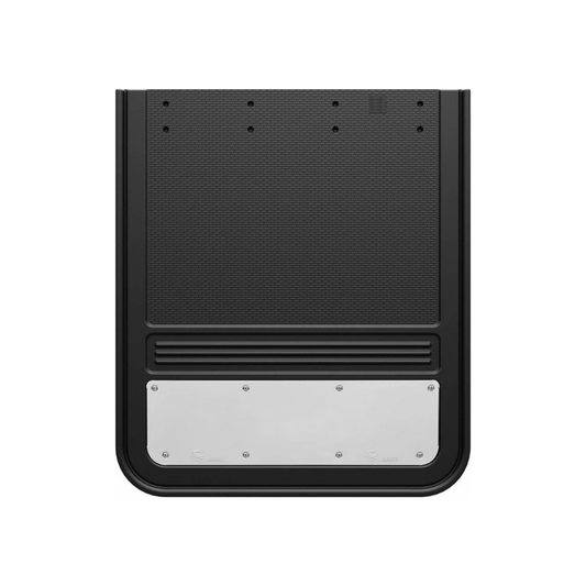 21" x 24" HD RUBBER & STAINLESS STEEL MUD FLAPS - DUALLY - PAIR