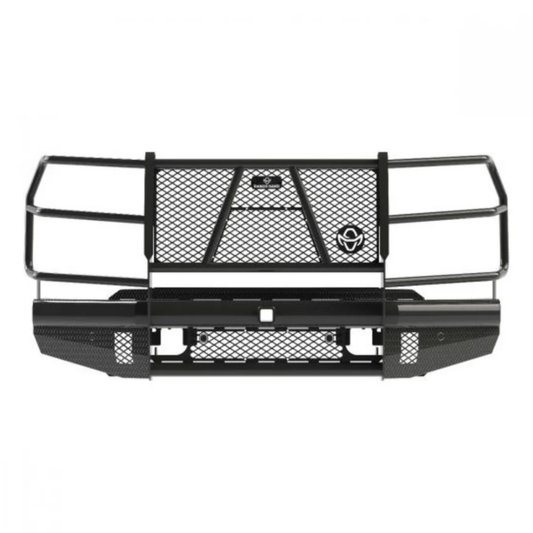 RANCH HAND LEGEND SERIES BLACK FRONT BUMPER W/ GRILLE GUARD 2024-2026 CHEVY 2500/3500 W/CAMERA