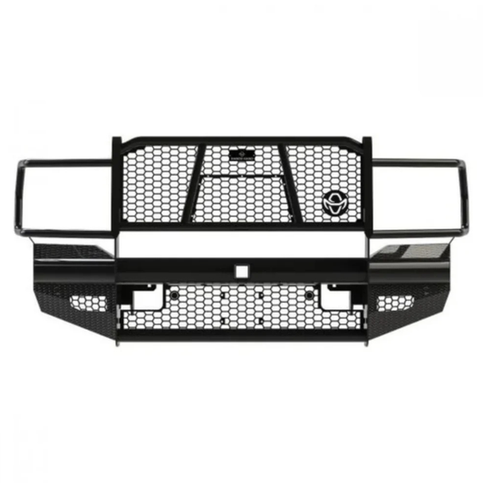 RANCH HAND LEGEND SERIES BLACK FRONT BUMPER W/ GRILLE GUARD 2020-2023 CHEVY 2500/3500 W/CAMERA