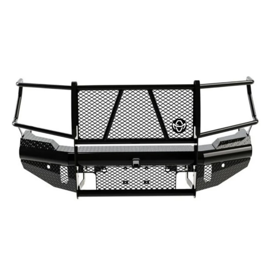 RANCH HAND LEGEND SERIES BLACK FRONT BUMPER W/ GRILLE GUARD 2020-2023 GMC 2500/3500 W/O CAMERA