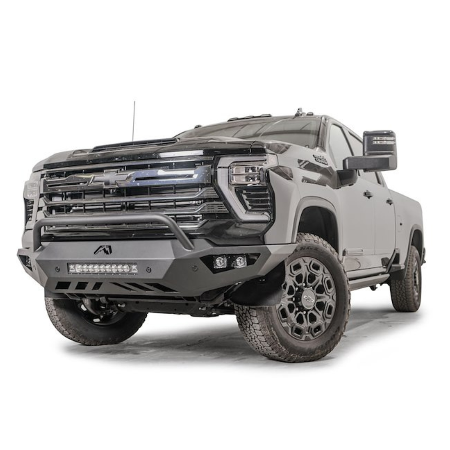 FabFours Vengeance Front Bumper w/ Pre-Runner Guard 2024+ Chevy 2500/3500