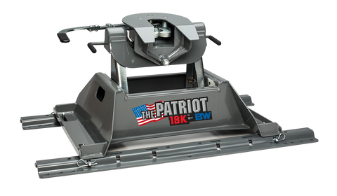 B&W Patriot 18K 5th Wheel Hitch Kit with Rails