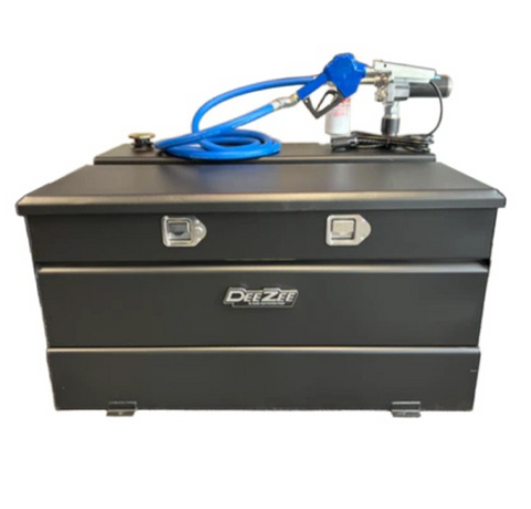 DeeZee 92 Gal. Black Steel Complete Set-Up W/ 15 GPM Transfer Pump