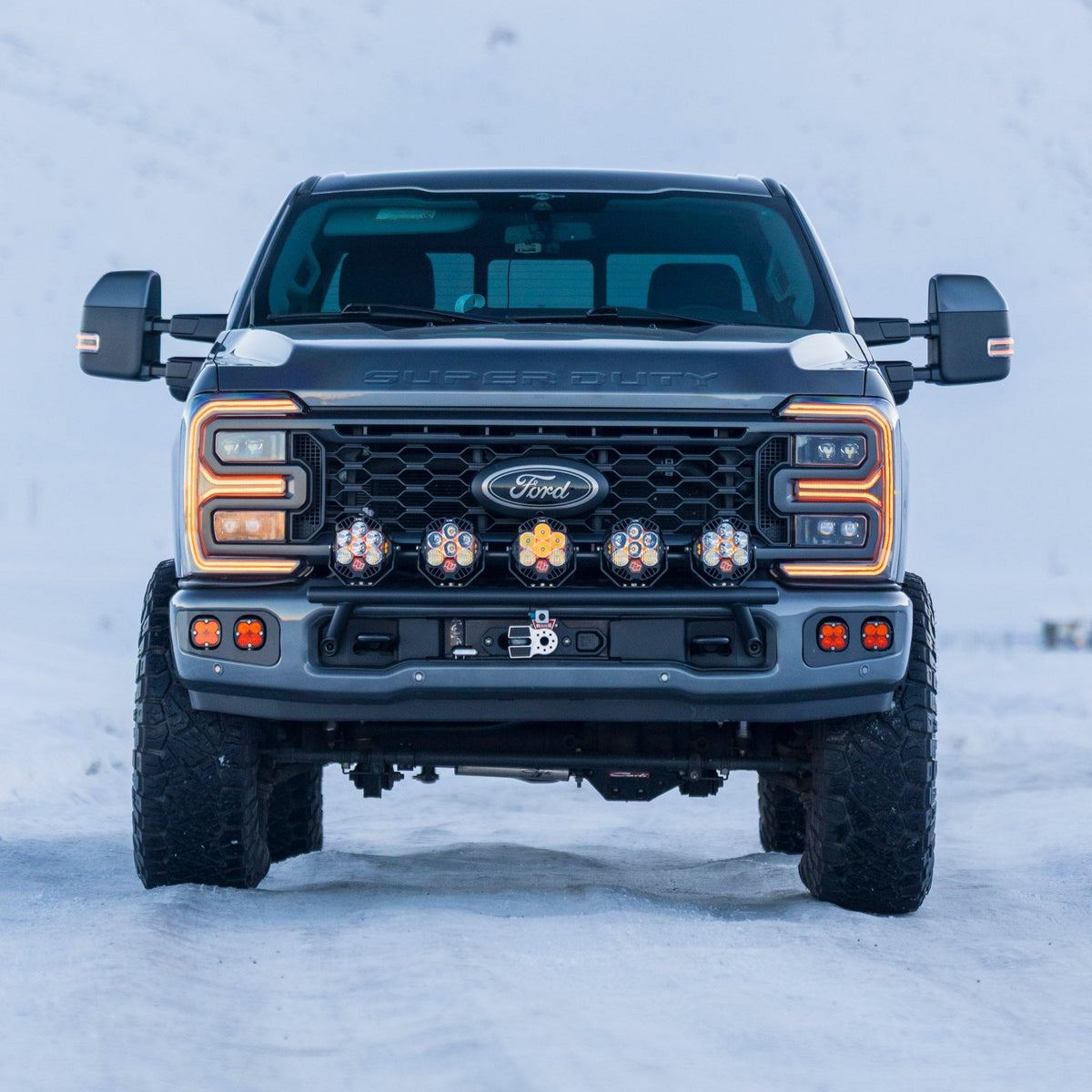 Factory Aftermarket 2017-Current Ford Super Duty Light Bar Mount | CJC Offroad