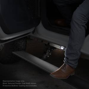 Go Rhino E1 Electric Running Board Kit - Two Brackets Per Side -14-23 Toyota 4Runner - Protective Bedliner