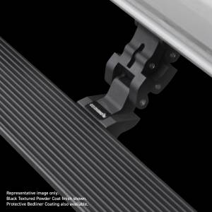 Go Rhino E1 Electric Running Board Kit - Two Brackets Per Side -14-23 Toyota 4Runner - Protective Bedliner