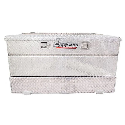 DEEZEE #DZ92647 92 GAL. TRANSFER TANK/TOOLBOX COMBO - ALUMINUM - SILVER