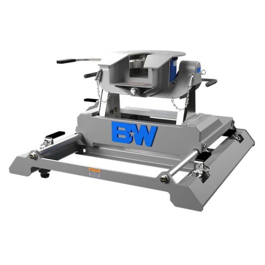 B&W RVK3770 20K Companion Slider 5th Wheel Hitch - 16-19 GM Puck System