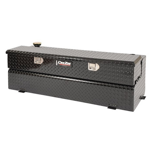 DEEZEE #DZ92740B 43 GAL. TRANSFER TANK/TOOLBOX COMBO - ALUMINUM - BLACK