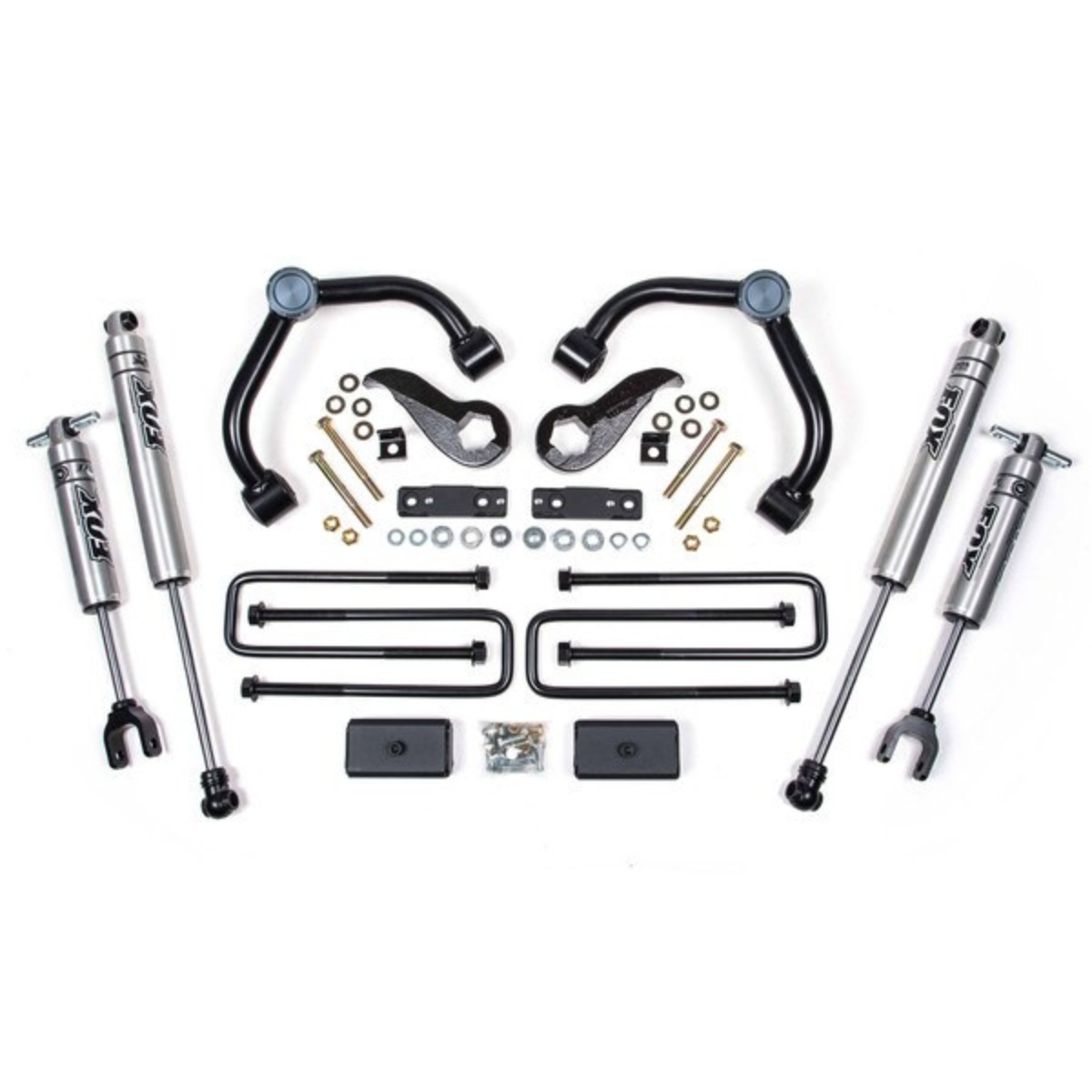 BDS 3" LIFT KIT WITH FOX 2.0 SHOCKS ; 20-25 CHEVY/GMC 2500/3500 W/OUT OVERLOADS (EXCLUDING AT4X/ZR2)