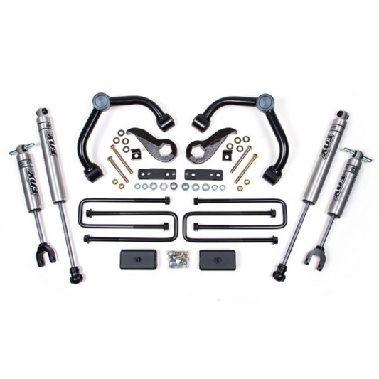 BDS 3" LIFT KIT WITH FOX 2.0 SHOCKS ; 20-25 CHEVY/GMC 2500/3500 W/OUT OVERLOADS (EXCLUDING AT4X/ZR2)