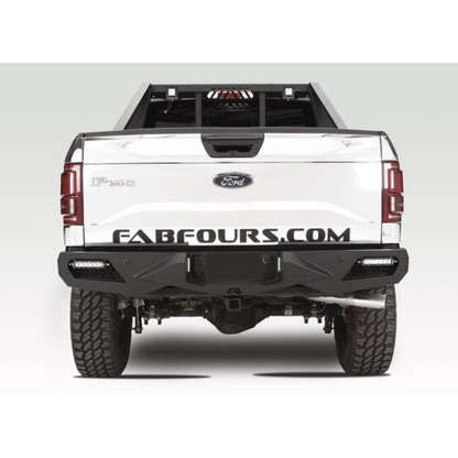 FabFours Vengeance Series Rear Bumper 15-20 Ford F-150 w/ Sensors