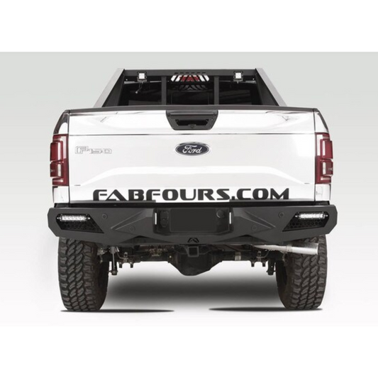 FabFours Vengeance Series Rear Bumper 15-20 Ford F-150 w/ Sensors