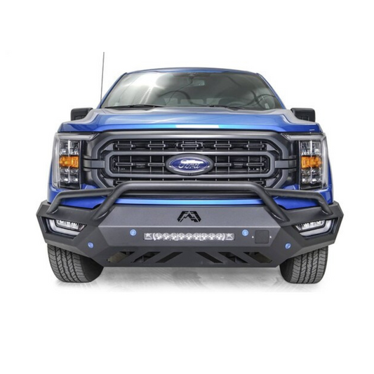 FabFours Vengeance Series Front Bumper 21-23 Ford F-150 w/ Sensors