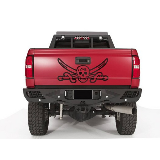 FabFours Vengeance Series Rear Bumper 15-19 Chevy/GMC 2500/3500