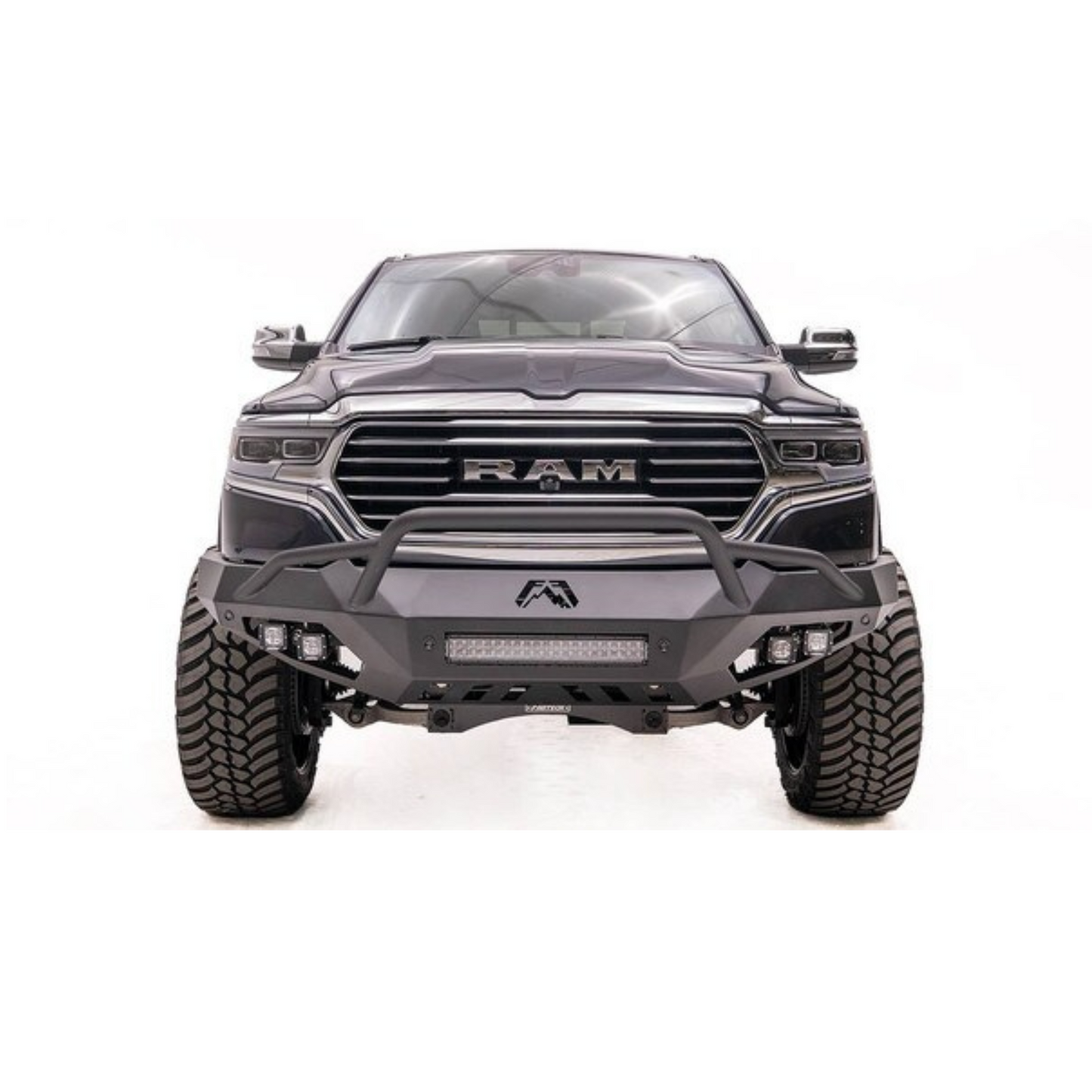 FabFours Vengeance Series Front Bumper 19-24 Dodge/Ram 1500
