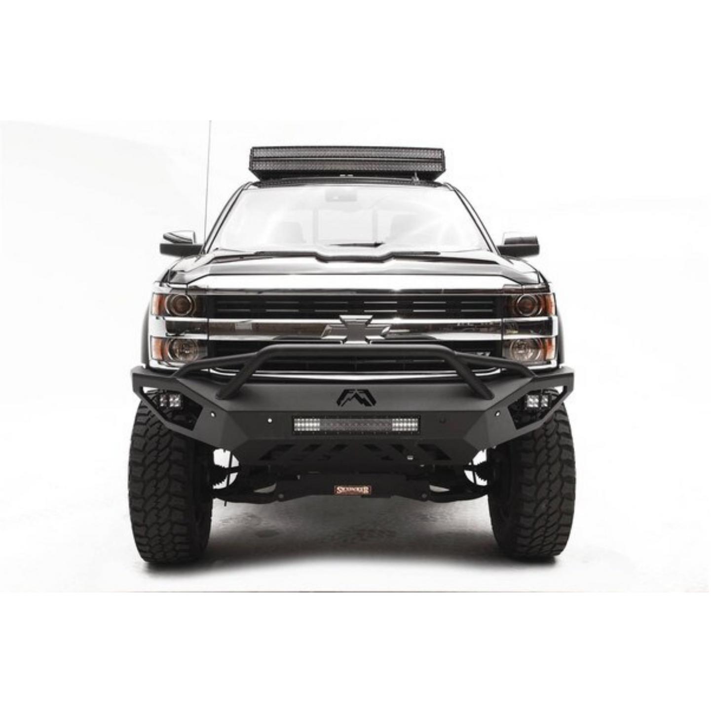 FabFours Vengeance Series Front Bumper 15-19 Chevy/GMC 2500/3500