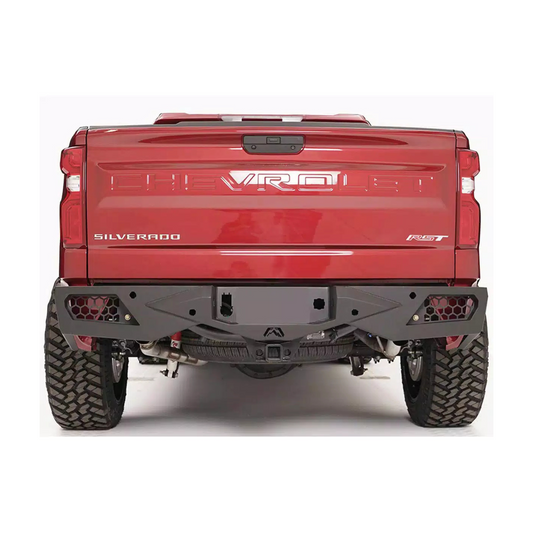 FabFours Vengeance Series Rear Bumper 19-24 Chevy/GMC 1500 W/ Blind Spot