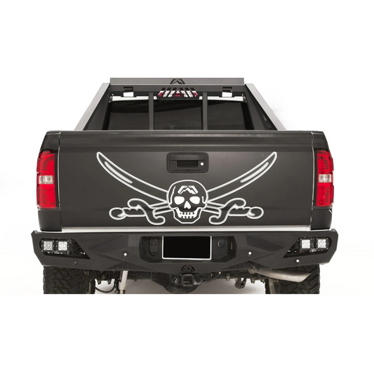 FabFours Vengeance Series Rear Bumper  14-18 Chevy/GMC 1500
