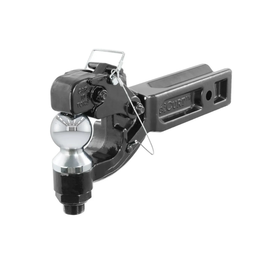 CURT #48012 RECEIVER-MOUNT BALL & PINTLE HITCH (2-1/2" SHANK, 2-5/16" BALL, 20,000 LBS)