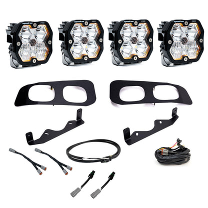 BAJA DESIGNS Squadron 2.0 Pro Dual Fog Pocket Light Kit - Ford 2023-2026 F-250/350 Super Duty