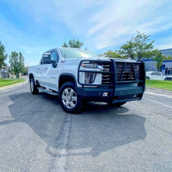 RANCH HAND SUMMIT SERIES FRONT BUMPER w/ GRILLE GUARD for 2020-2023 Chevy 2500/3500 w/ Camera
