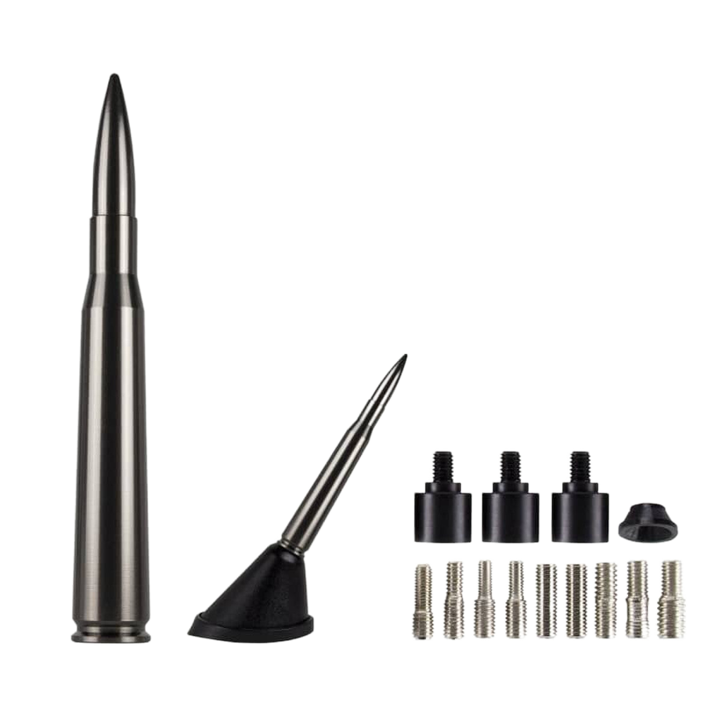 Ammotenna - .50 Caliber Replica Antenna - Billet Aluminum - Gunmetal