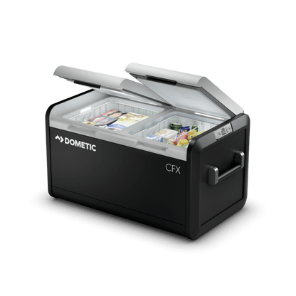 CFX3 95DZ DUAL ZONE PORTABLE REFRIGERATOR & FREEZER, POWERED BY AC/DC or SOLAR