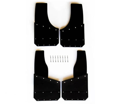 12" KICKBACK MUD FLAPS Set of 4