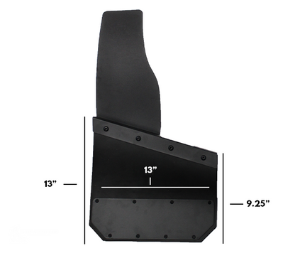 13" Kickback Mud Flaps - Set of 4