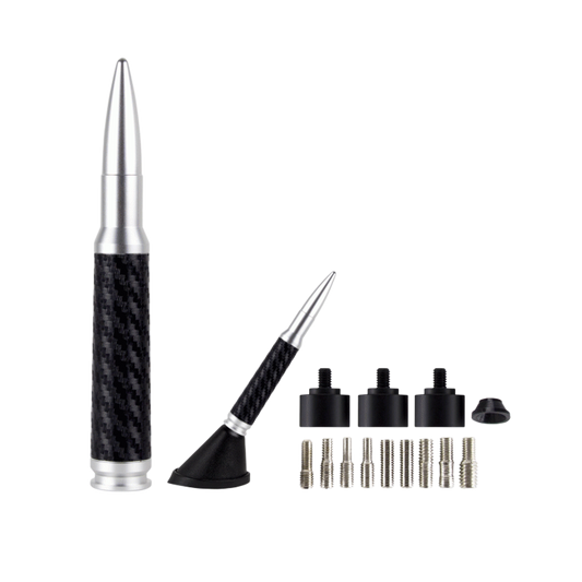 Ammotenna - .50 Caliber Replica Antenna - Billet With Carbon Fiber Wrap