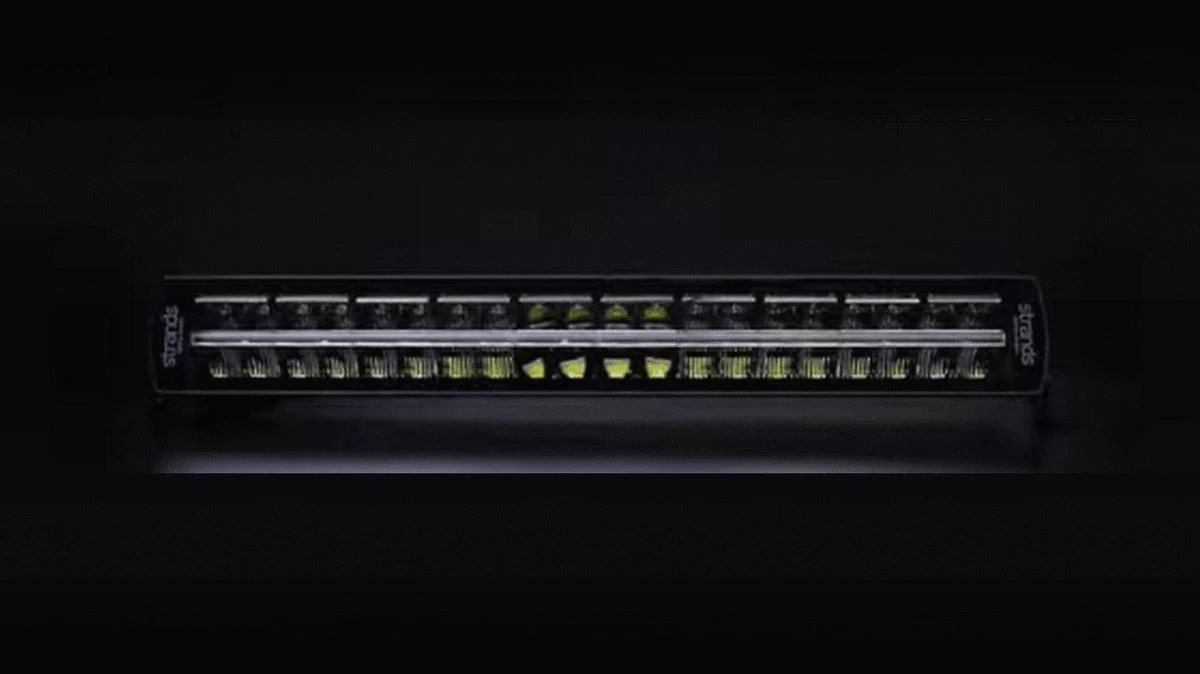 STRANDS 22″ SIBERIA NIGHT GUARD DOUBLE ROW WITH WARNING STROBE