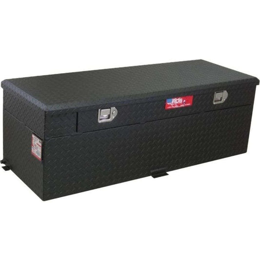 RDS #72743PC - 60 GAL. TRANSFER TANK/TOOLBOX COMBO  -ALUMINUM - BLACK - POWDER COAT