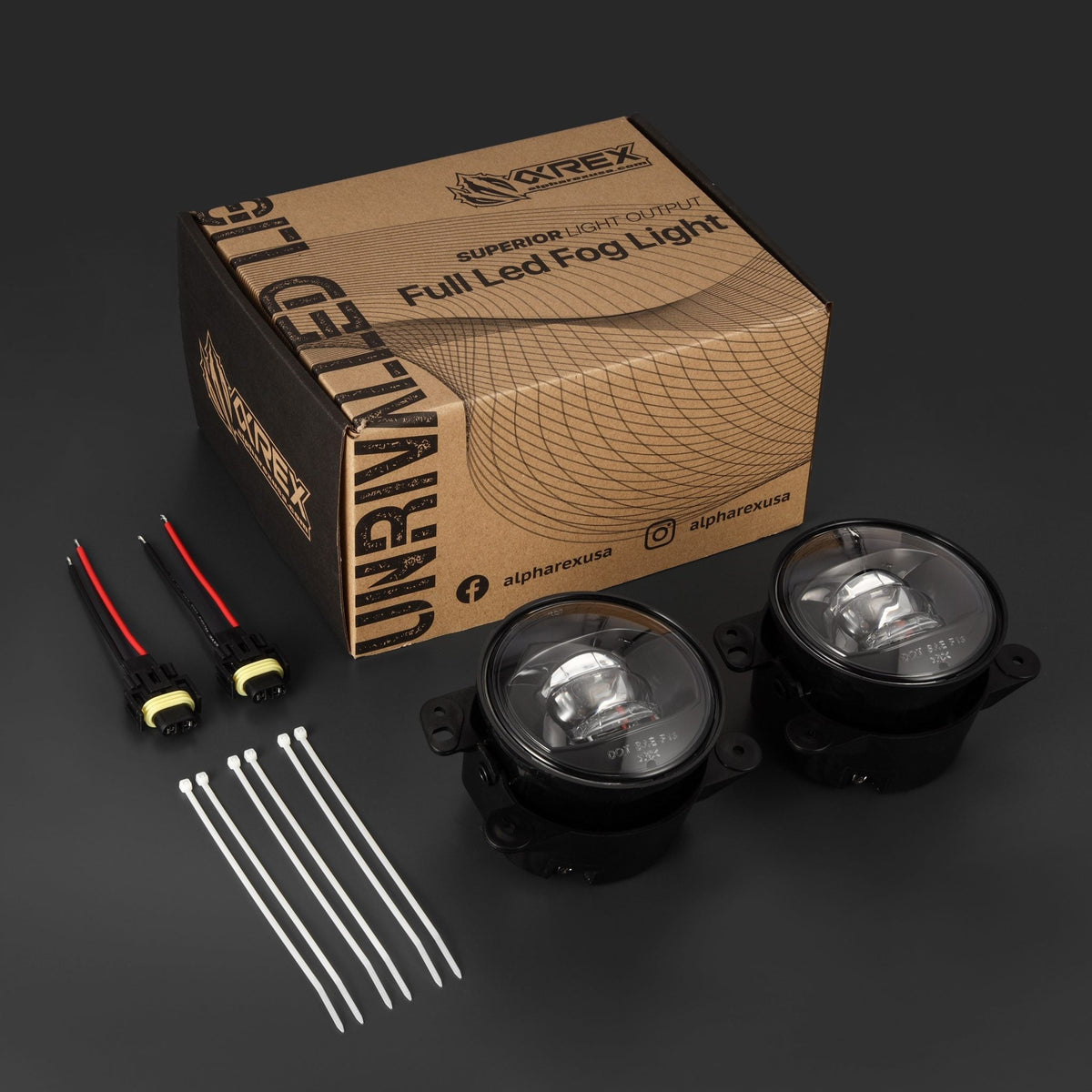 Universal Chrysler/Dodge/Hummer/Jeep DoubleTap Dual Color LED Projector Fog Lights - view 4