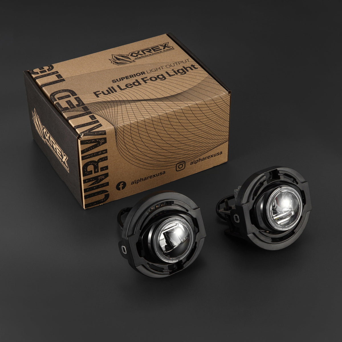 Universal Chrysler/Dodge/Jeep DoubleTap Dual Color LED Projector Fog Lights - view 4
