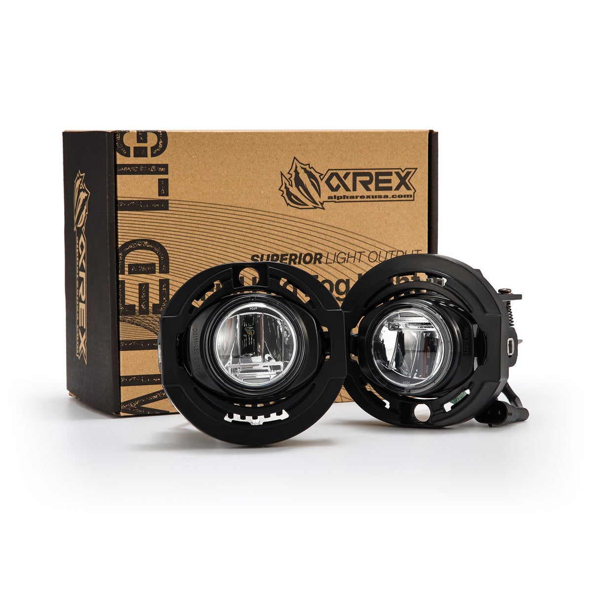 Universal Chrysler/Dodge/Jeep DoubleTap Dual Color LED Projector Fog Lights - view 1