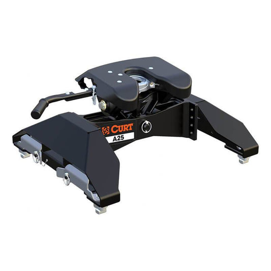 CURT A25 5TH WHEEL HITCH, #16066, - 2016-19 CHEV SILVERADO, 1500/2500/3500 HD OEM Prep Package - Leduc Hitch