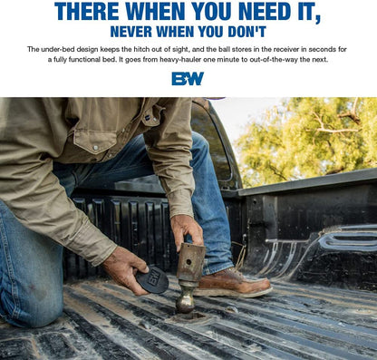 B&W #GNRK1313 30K TURNOVERBALL GOOSENECK HITCH - 03-09  DODGE/RAM 2500/3500, 10-12 2500/3500 DIESEL & 2013 2500 DIESEL