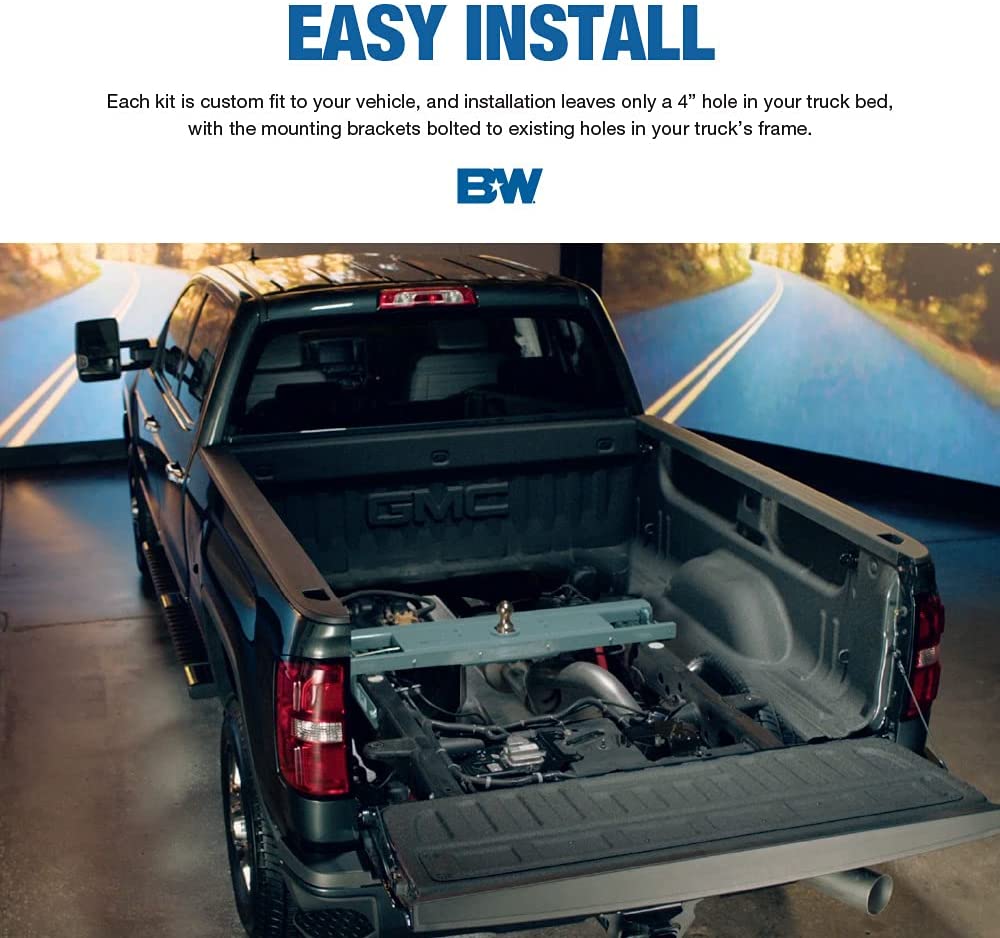 B&W #GNRK1313 30K TURNOVERBALL GOOSENECK HITCH - 03-09  DODGE/RAM 2500/3500, 10-12 2500/3500 DIESEL & 2013 2500 DIESEL