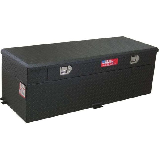 RDS #72746PC - 51 GAL. TRANSFER TANK/TOOLBOX COMBO - ALUMINUM - BLACK POWDER COAT