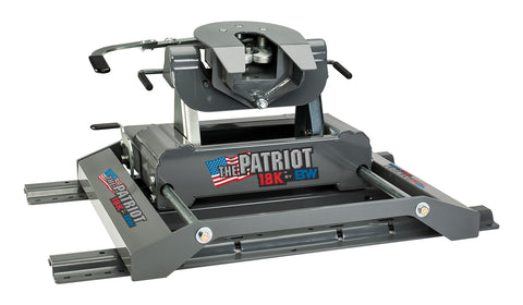 B&W Patriot 18K Slider 5th Wheel Hitch Kit with Rails