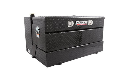 DEEZEE #DZ92656B 111 GAL. TRANSFER TANK/TOOLBOX COMBO - ALUMINUM - BLACK