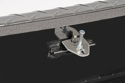 DEEZEE #DZ92740B 43 GAL. TRANSFER TANK/TOOLBOX COMBO - ALUMINUM - BLACK