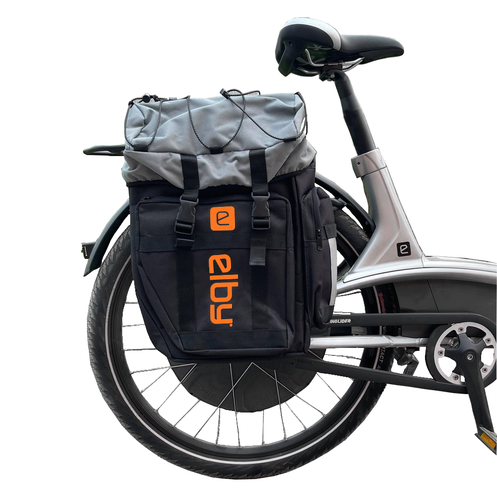 Elby #E08152 Urban Commuter Pannier Bag - Orange