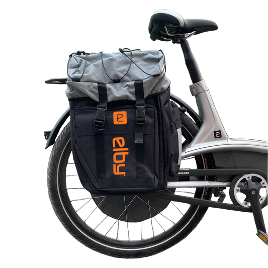 Elby #E08152 Urban Commuter Pannier Bag - Orange
