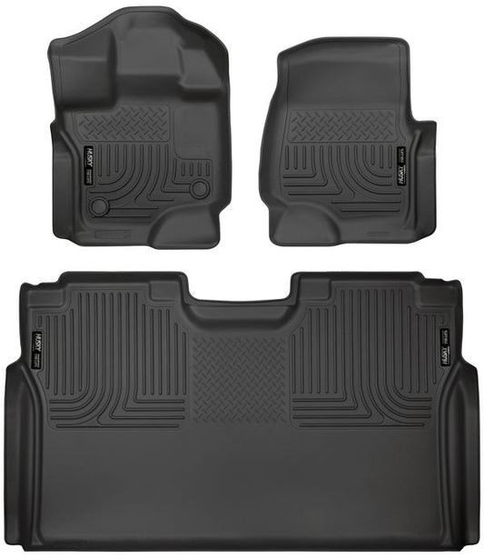 Husky Liners 94041 Weatherbeater Series - 15-24 Ford F-150 SuperCrew Cab