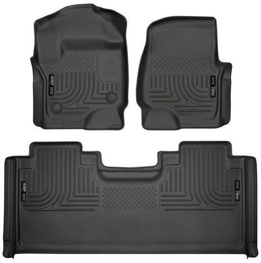Husky Liners 94071 Weatherbeater Series - 17-24 Ford F250/F350/F450 SuperCab