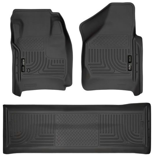 Husky Liners 98381 Weatherbeater Series - 08-10 Ford F250/F350 Crew Cab